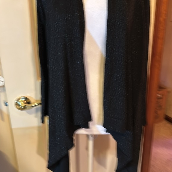 Relaxed fit light weight sweater type has a sparkle long sleeve from Macys - Picture 7 of 7